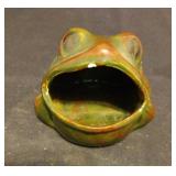 Studio art pottery frog
