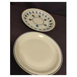 Studio art pottery plates