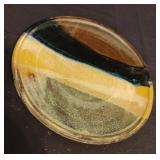 Studio art pottery plate