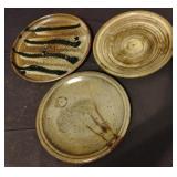 Eddie Smith pottery plates