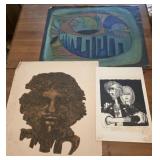 Various artist artwork,  Hendrix artist proof