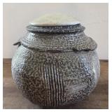 1966 Eddie Smith studio pottery lidded jar