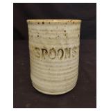 Studio pottery 'Spoons' holder