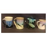 Eddie Smith pottery mugs