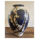 14.25' studio art pottery vase