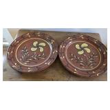 Rowe Pottery Plates Bob Timberlake Old Salem