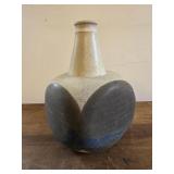 Eddie Smith pottery overlapping circles vase 9'