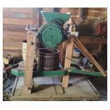 Vintage apple cider press