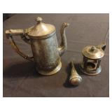 Silver plated teapot