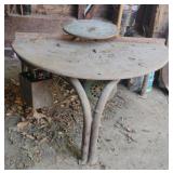 Vintage potters wheel