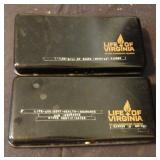 2 metal boxes