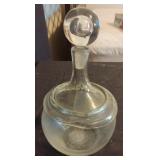 Vintage glass decanter