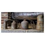 Vintage One Quart Liquid Oil Tin, vintage