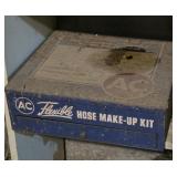 vintage AC Delco metal cabinet storage case for