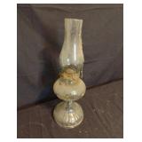 Vintage glass oil lamp