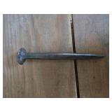Vintage brass nail 4.5'
