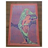 14x20 original 1967 BG-54 concert poster designed