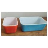 Vintage Pyrex refrigerator dishes