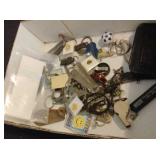Vintage key chains, pins and more .....