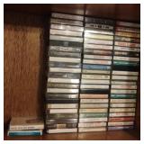 Country cassette tapes including Fats Domino,