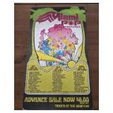 12x21 vintage poster advertising the Miami Pop