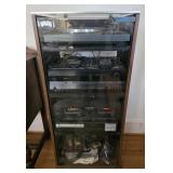 19x44x16 Onkyo stereo system cabinet is a vintage