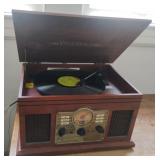 Victrola 6-In-1 Nostalgic Entertainment Center.