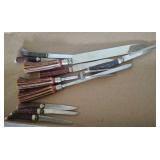Hand carved knives
