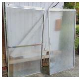 Glass shower doors 30 x 57