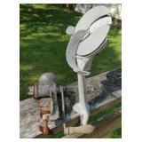 Keystone meat grinder and a meat slicer