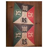 2 vintage 8.5x8.5 Ice Card from the early to