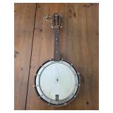 vintage instrument a European-style banjo or