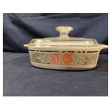 Vintage Corning Ware Silk & Roses A-1-B Casserole
