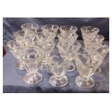 Vintage Tulip Ice Cream Sundae Parfait Glasses 15