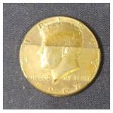 1967 JFK half dollar
