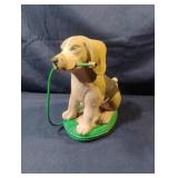 Ceramic dog statue