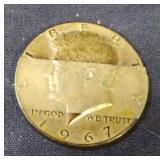 1967 JFK half dollar