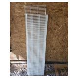 4 coated metal racks, 1 is 16x64 and 3 are 16x58