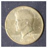 1971 JFK half dollar