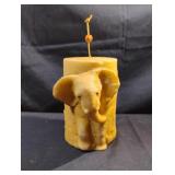 Decorative elephant candle