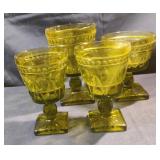 Vintage olive green glasses