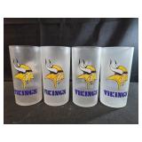 4 vikings plastic cups collectible