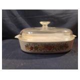 Corning Ware casserole dish in the "Spice of