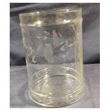 Vintage Princess House glass jar