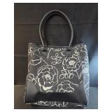 Buckhead betties  15x15 black and white tote