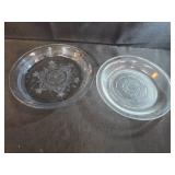 vintage Fire-King Philbe Sapphire Blue Pie Plate