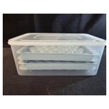 Ice ball trays and container entertaining