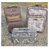 Vintage jordache Luggage, frequent traveler and