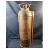 Vintage 2-1/2 gallon soda-acid brass and copper