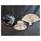 vintage Japanese cloisonnï¿½ vase 4.5" , vintage